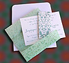 Με χρωματισμό Mint Green προτώτυπο Προσκλητήριο για Γάμο 182183