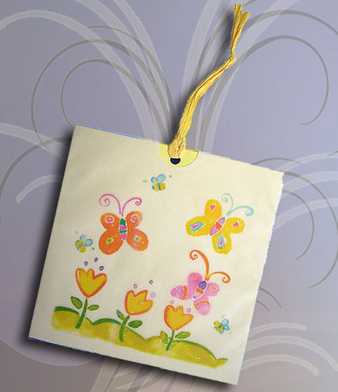 Προσκλητήριo Bάφτισης για Δίδυμα Tenderness 12255