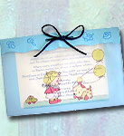 Προσκλητήριo βάπτισης για Αγοράκι 1252