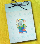 Προσκλητήριo βάπτισης για Αγοράκι 1254