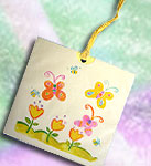 Προσκλητήριo βάπτισης για Κοριτσάκι 12258