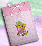 Προσκλητήριo βάπτισης για Κοριτσάκι 1255