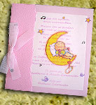 Προσκλητήριo βάπτισης για Κοριτσάκι 181146-R