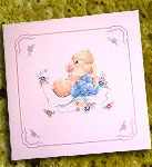 Προσκλητήριo βάπτισης για Κοριτσάκι 3942