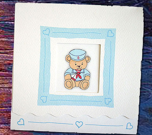 Προσκλητήριo Bάπτισης για Αγοράκι Tenderness 14155