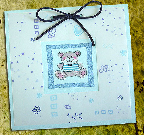 Προσκλητήριo Bάπτισης για Αγοράκι Tenderness 4251