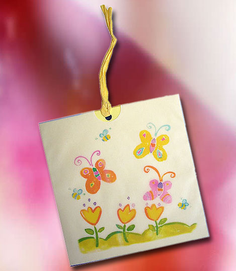 Προσκλητήριo Bάπτισης για Κοριτσάκι Tenderness 12258