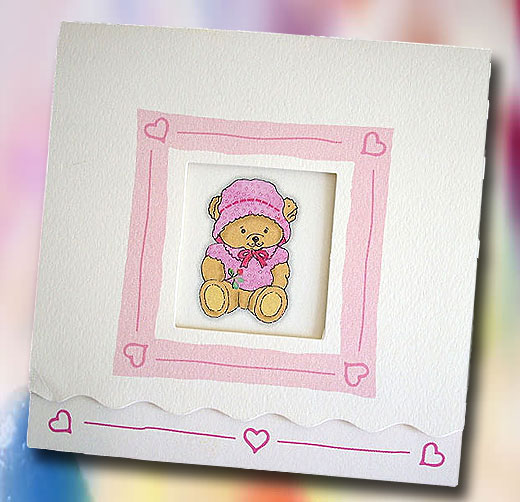 Προσκλητήριo Bάπτισης για Κοριτσάκι Tenderness 14156