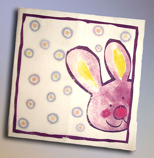 Προσκλητήριo Bάπτισης για Δίδυμα Tenderness 12255