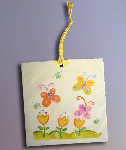 Προσκλητήριo Bάπτισης για Δίδυμα Tenderness 12258