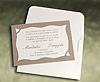 Πρόσκληση για Γάμο μοναδική  χαρτί κραφτ 282145-CR
